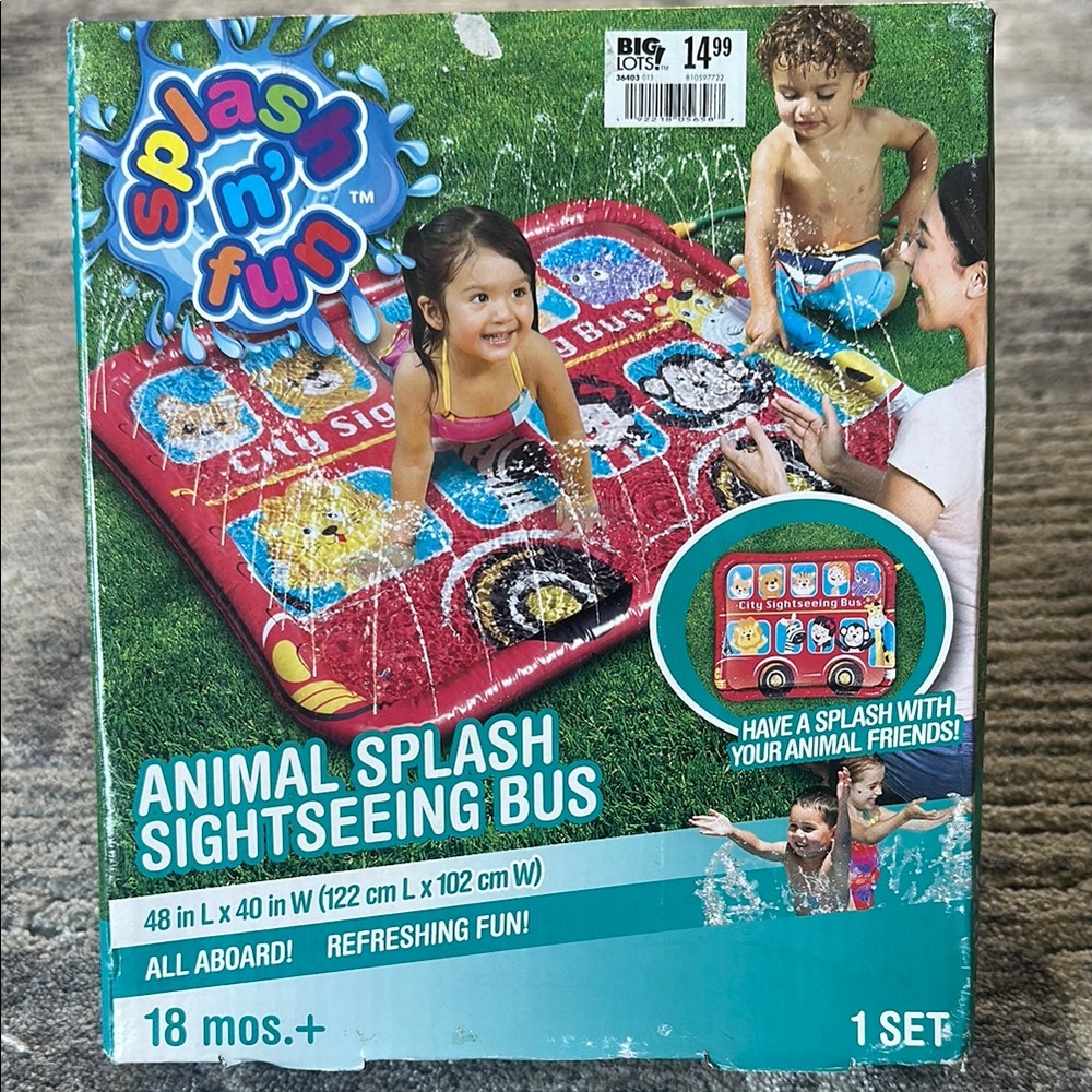 Splash 'n Fun Animal Splash Sightseeing Bus